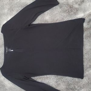 White/Black blouse